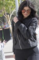 KYLIE JENNER at Pressed Juicery in West Hollywood 04/25/2016