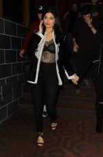 KYLIE JENNER at Roku Restaurant West Hollywood 04/10/2016