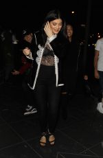 KYLIE JENNER at Roku Restaurant West Hollywood 04/10/2016