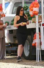 KYLIE JENNER Buys Some Fresh Fruit in Malibu 04/24/2016