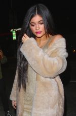 KYLIE JENNER Leaves Nice Guy in West Hollywood 04/02/2016