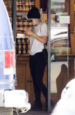 KYLIE JENNNER Leaves Le Pain Quotidien in Los Angeles 04/18/2016