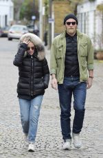 KYLIE MINOGUE Out and About in London 04/26/2016