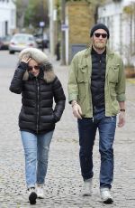 KYLIE MINOGUE Out and About in London 04/26/2016