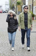 KYLIE MINOGUE Out and About in London 04/26/2016