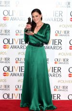 LARA PULVER at 2016 Olivier Awards in London 04/03/2016