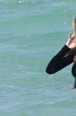 LARA STONE in Bikini on the Set of a Photoshoot in Miami Beach 04/29/2016