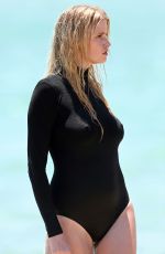 LARA STONE in Bikini on the Set of a Photoshoot in Miami Beach 04/29/2016