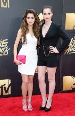 LAURA and VANESSA MARANO at 2016 MTV Movie Awards in Burbank 04/09/2016
