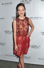 LAURA OSNES at American Psycho Broadway Opening Night in New York 04/21/2016