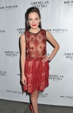 LAURA OSNES at American Psycho Broadway Opening Night in New York 04/21/2016