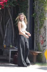 LAUREN HUTTON-FRASER Out for Lunch in Venice 04/27/2016