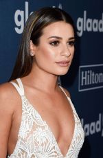LEA MICHELE at 2016 Glaad Media Awards in Beverly Hills 04/02/2016