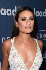 LEA MICHELE at 2016 Glaad Media Awards in Beverly Hills 04/02/2016