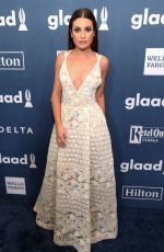 LEA MICHELE at 2016 Glaad Media Awards in Beverly Hills 04/02/2016