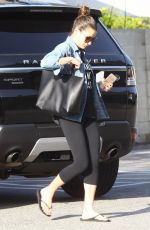 LEA MICHELE Leaves Hot Springs Spa in Los Angeles 04/14/2016
