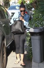 LEA MICHELE Leaves Hot Springs Spa in Los Angeles 04/14/2016