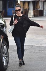 LEA MICHELE Out and About in Los Angeles 04/05/2016