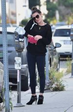 LEA MICHELE Out and About in Los Angeles 04/05/2016
