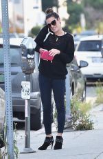 LEA MICHELE Out and About in Los Angeles 04/05/2016