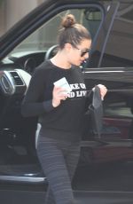 LEA MICHELE Out in Beverly Hills 03/31/2016