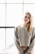 LIA MARIE JOHNSON in Calvin Klein Pports Bra for Local Wolves Magazine, April 2016