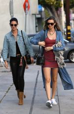 LILY ALDRIDGE and BEHATI PRINSLOO Out in West Hollywood 03/30/2016