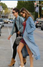 LILY ALDRIDGE and BEHATI PRINSLOO Out in West Hollywood 03/30/2016