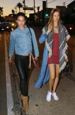 LILY ALDRIDGE and BEHATI PRINSLOO Out in West Hollywood 03/30/2016