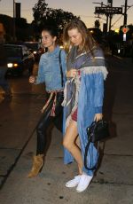 LILY ALDRIDGE and BEHATI PRINSLOO Out in West Hollywood 03/30/2016