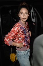 LILY ALDRIDGE at El Compadre in Los Angeles 04/06/2016
