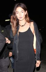 LILY ALDRIDGE at Gigi Hadid