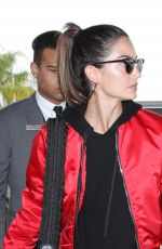 LILY ALDRIDGE at LAX Airport in Los Angeles 04/07/2016