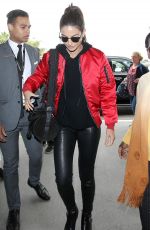 LILY ALDRIDGE at LAX Airport in Los Angeles 04/07/2016