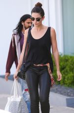 LILY ALDRIDGE Out and About in West Hollywood 03/30/2016