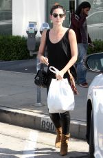 LILY ALDRIDGE Out and About in West Hollywood 03/30/2016