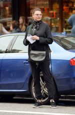 LINDA EVANGELISTA Out and About in New York 04/27/2016