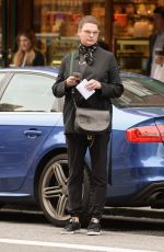 LINDA EVANGELISTA Out and About in New York 04/27/2016