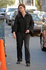 LINDA EVANGELISTA Out and About in West Village 04/17/2016