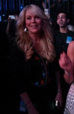 LINDSAY LOHAN at Duran Duran Concert at Barclays Center in Brooklyn 04/12/2016