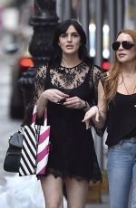 LINDSAY LOHAN Out for Shopping in New York 04/18/2016