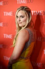 LINDSEY VONN at 2016 time 100 Gala Most Influential People in World 04/26/2016