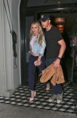 LINDSEY VONN Leaves Craigs Restaurant in West Hollywood 04/09/2016
