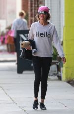 LISA RINNA Leaves Yoga Class in Studio City 04/11/2016
