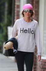 LISA RINNA Leaves Yoga Class in Studio City 04/11/2016