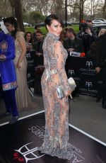 LIZZIE CUNDY at Asian Awards in London 04/08/2016