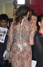 LIZZIE CUNDY at Asian Awards in London 04/08/2016