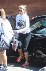 LORI LOUGHLIN in Leggings Out in West Hollywood 04/19/2016