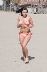 LOUISA LYTTON and CAROLINE PEARCE in Bikinis on the Beach in Santa Monica 04/28/2016