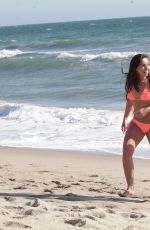 LOUISA LYTTON and CAROLINE PEARCE in Bikinis on the Beach in Santa Monica 04/28/2016